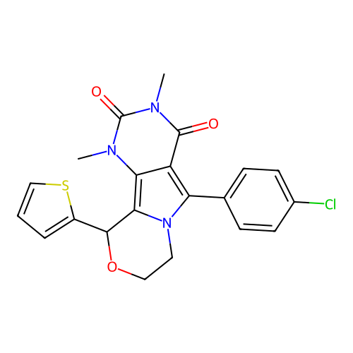 C21H18ClN3O3S structure