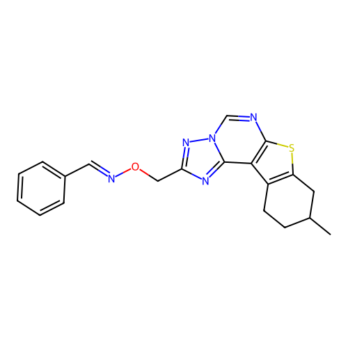 C20H19N5OS structure