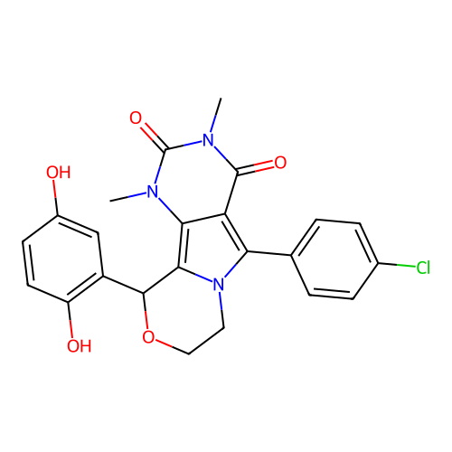 C23H20ClN3O5 structure