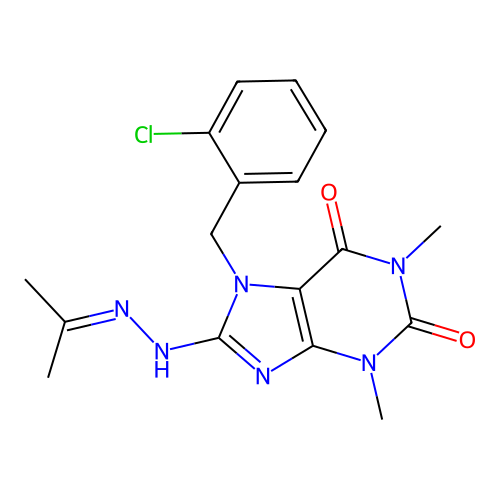 C17H19ClN6O2 structure
