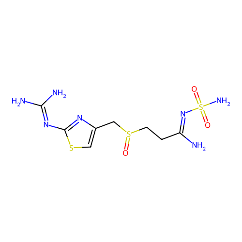 Famotidine sulfoxide structure