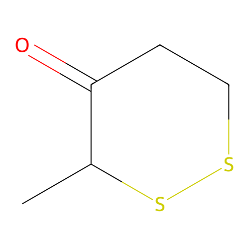 3-Methyl-4-oxo-1,2-dithiane structure