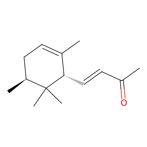 (+)-trans-alpha-Irone structure