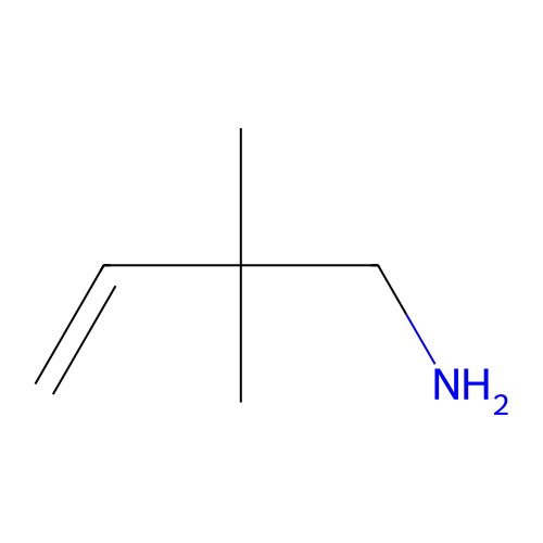 2,2-Dimethylbut-3-en-1-amine structure