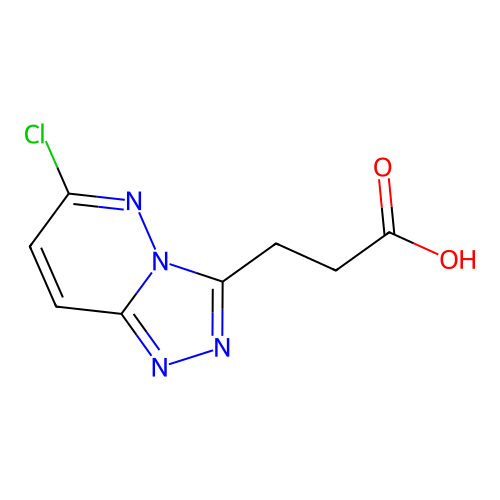 3-{6-Chloro-[1,2,4]triazolo[4,3-B]pyridazin-3-YL}propanoic acid structure