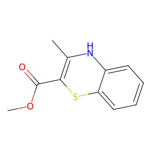 methyl 3-methyl-4H-1,4-benzothiazine-2-carboxylate structure