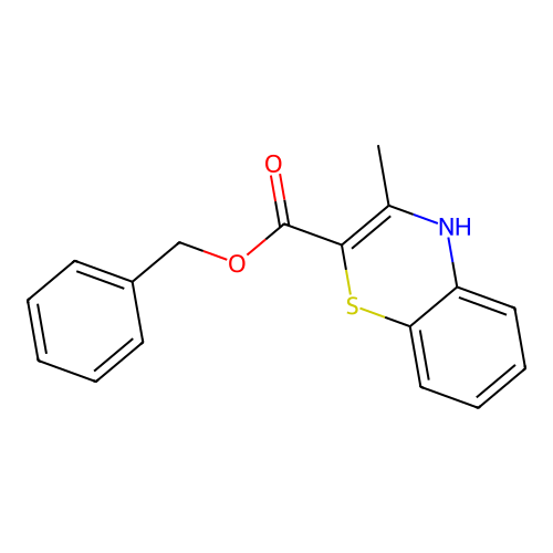 benzyl 3-methyl-4H-1,4-benzothiazine-2-carboxylate structure