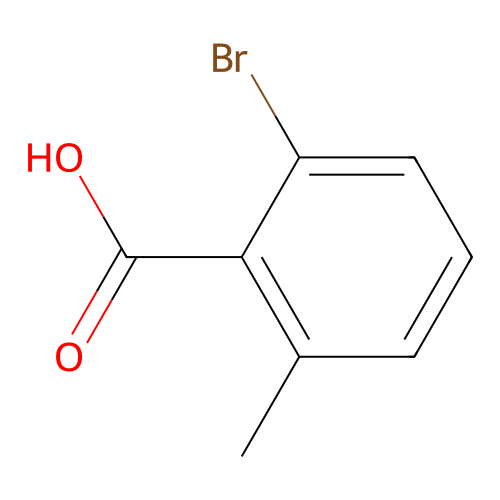 2-Bromo-6-methylbenzoic acid structure
