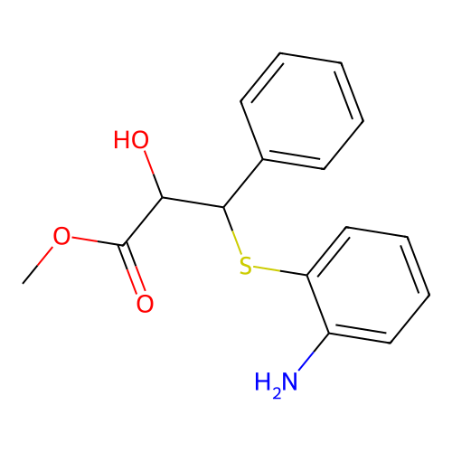 Methyl 3-[(2-aminophenyl)sulfanyl]-2-hydroxy-3-phenylpropanoate structure
