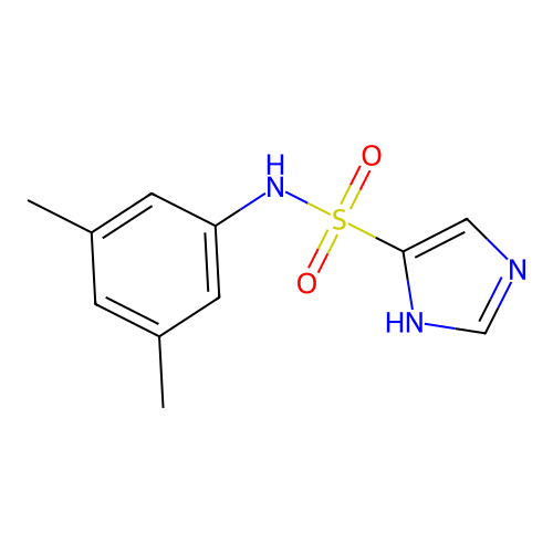 N-(3,5-dimethylphenyl)-1H-imidazole-5-sulfonamide structure
