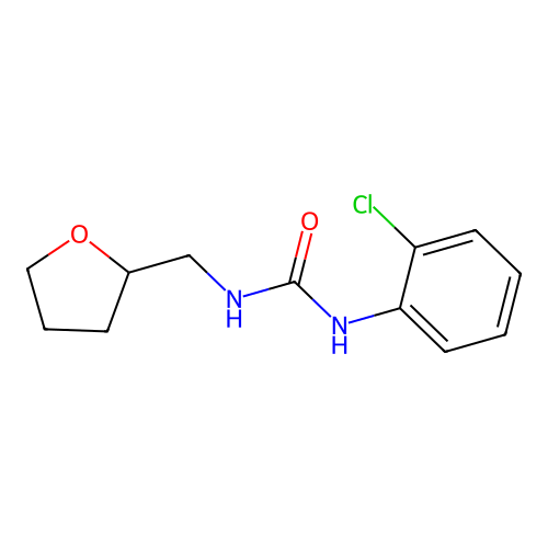 1-(2-Chlorophenyl)-3-(oxolan-2-ylmethyl)urea structure