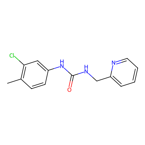 1-(3-Chloro-4-methylphenyl)-3-(pyridin-2-ylmethyl)urea structure