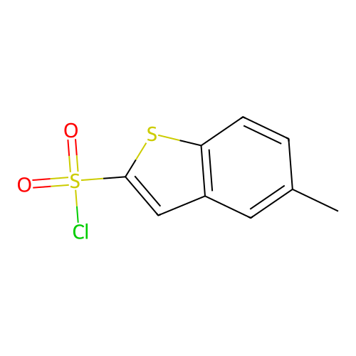 5-Methyl-1-benzothiophene-2-sulfonyl chloride structure