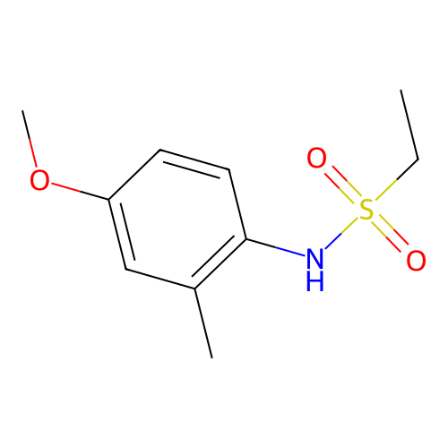 N-(4-methoxy-2-methylphenyl)ethanesulfonamide structure