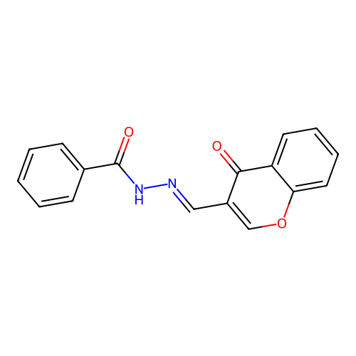 N'-[(4-oxo-4H-chromen-3-yl)methylidene]benzohydrazide structure