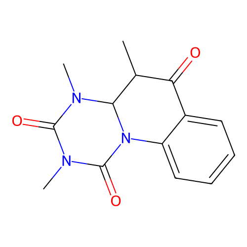 2,4,5-Trimethyl-4a,5-dihydro-[1,3,5]triazino[1,2-a]quinoline-1,3,6-trione structure