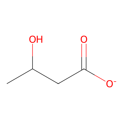 3-Hydroxybutyrate structure