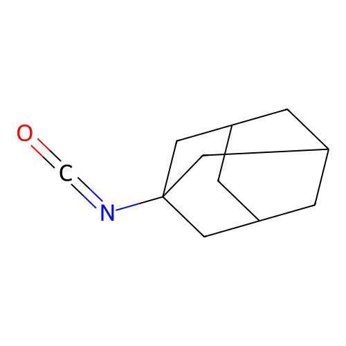 1-Isocyanatoadamantane structure