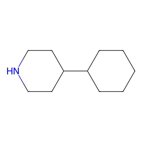 4-Cyclohexylpiperidine structure
