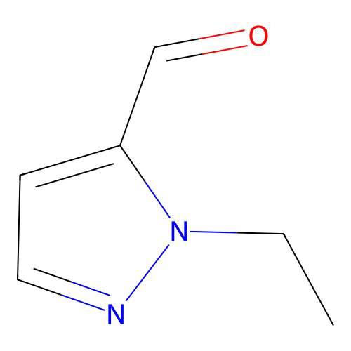 1-ethyl-1H-pyrazole-5-carbaldehyde structure