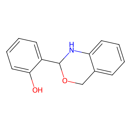 Phenol, 2-(1,4-dihydro-2H-3,1-benzoxazin-2-yl)- structure