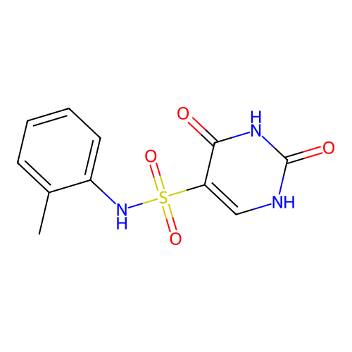 2-hydroxy-N-(2-methylphenyl)-6-oxo-1,6-dihydropyrimidine-5-sulfonamide structure