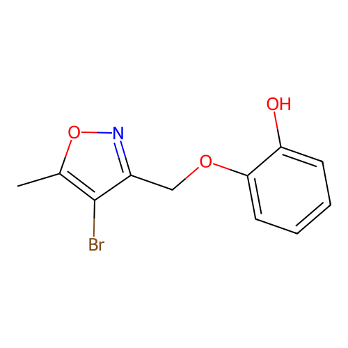 2-[(4-Bromo-5-methyl-1,2-oxazol-3-yl)methoxy]phenol structure