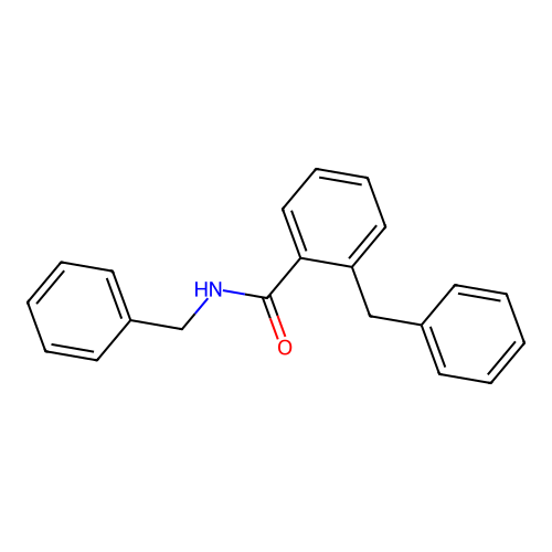 Benzamide, N,2-bis(phenylmethyl)- structure
