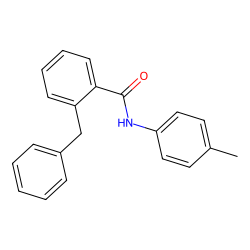 Benzamide, N-(4-methylphenyl)-2-(phenylmethyl)- structure