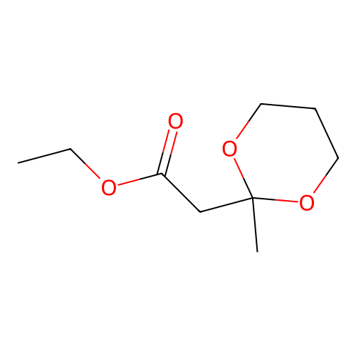 Ethyl 2-(2-methyl-1,3-dioxan-2-yl)acetate structure