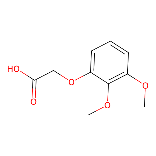 (2,3-Dimethoxyphenoxy)acetic acid structure