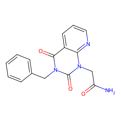 2-{3-benzyl-2,4-dioxo-1H,2H,3H,4H-pyrido[2,3-d]pyrimidin-1-yl}acetamide structure