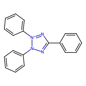 2,3,5-Triphenyltetrazolium structure