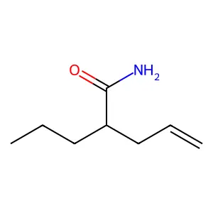 Propylallylacetamide structure