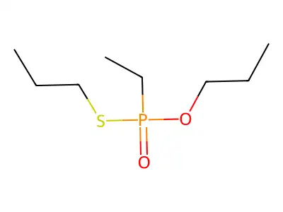 O,S-Dipropyl ethylphosphonothioate structure
