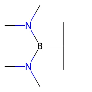 2-叔丁基-1,1,3,3-四甲基硼二胺 structure