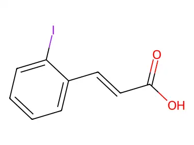 3-(2-碘苯基)丙-2-烯酸 structure