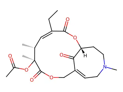 Dihydroclivorine structure