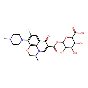 ofloxacin O-glucuronide structure