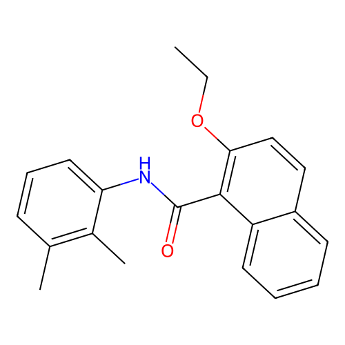 N-(2,3-dimethylphenyl)-2-ethoxy-1-naphthamide structure