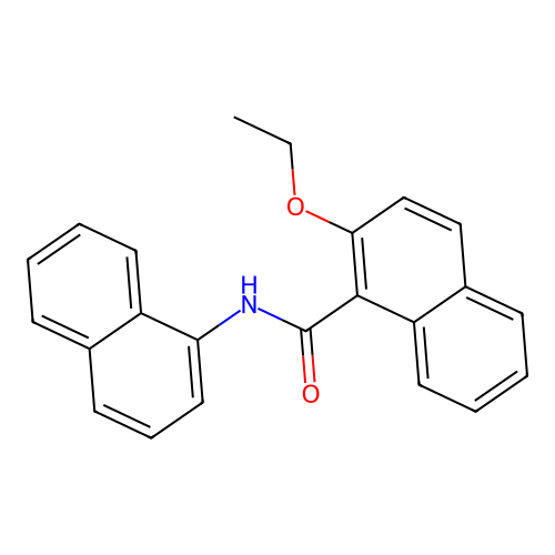 2-ethoxy-N-(1-naphthyl)-1-naphthamide structure