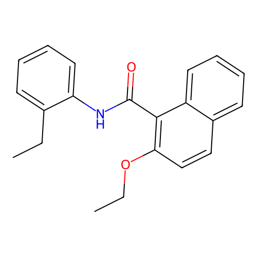 2-ethoxy-N-(2-ethylphenyl)-1-naphthamide structure