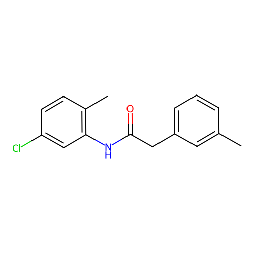 N-(5-chloro-2-methylphenyl)-2-(3-methylphenyl)acetamide structure