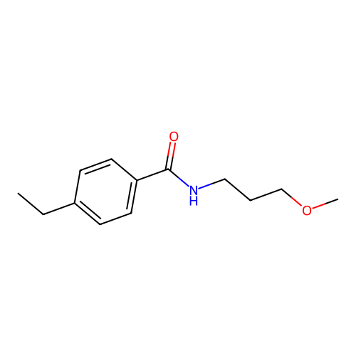 4-ethyl-N-(3-methoxypropyl)benzamide structure