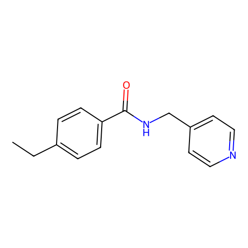 4-ethyl-N-(4-pyridinylmethyl)benzamide structure
