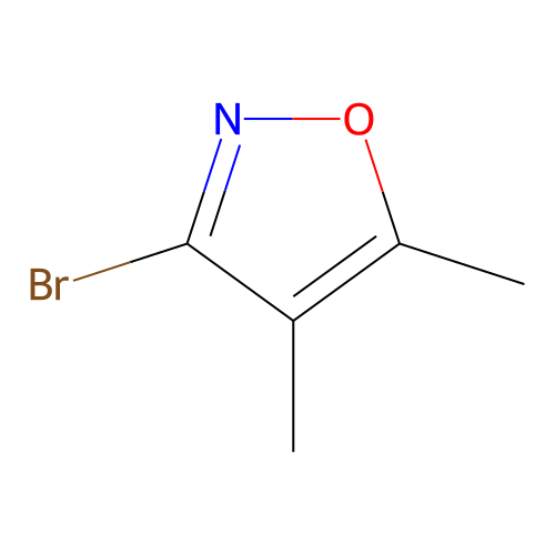3-Bromo-4,5-dimethyl-1,2-oxazole structure