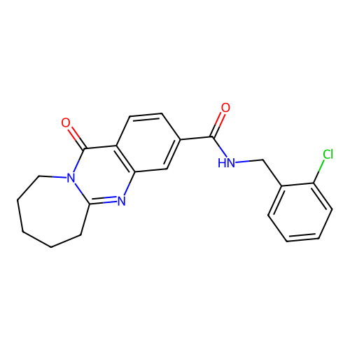 C21H20ClN3O2 structure