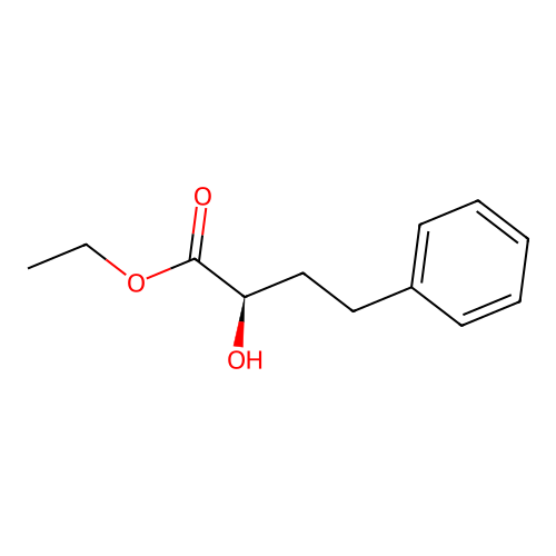 Ethyl (R)-2-hydroxy-4-phenylbutyrate structure