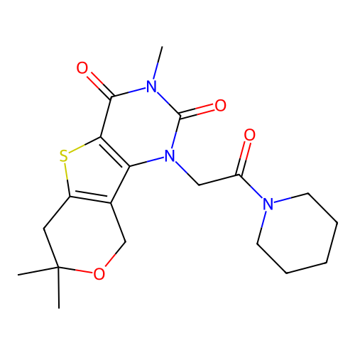 C19H25N3O4S structure