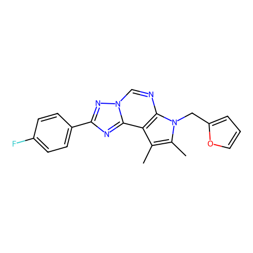 C20H16FN5O structure